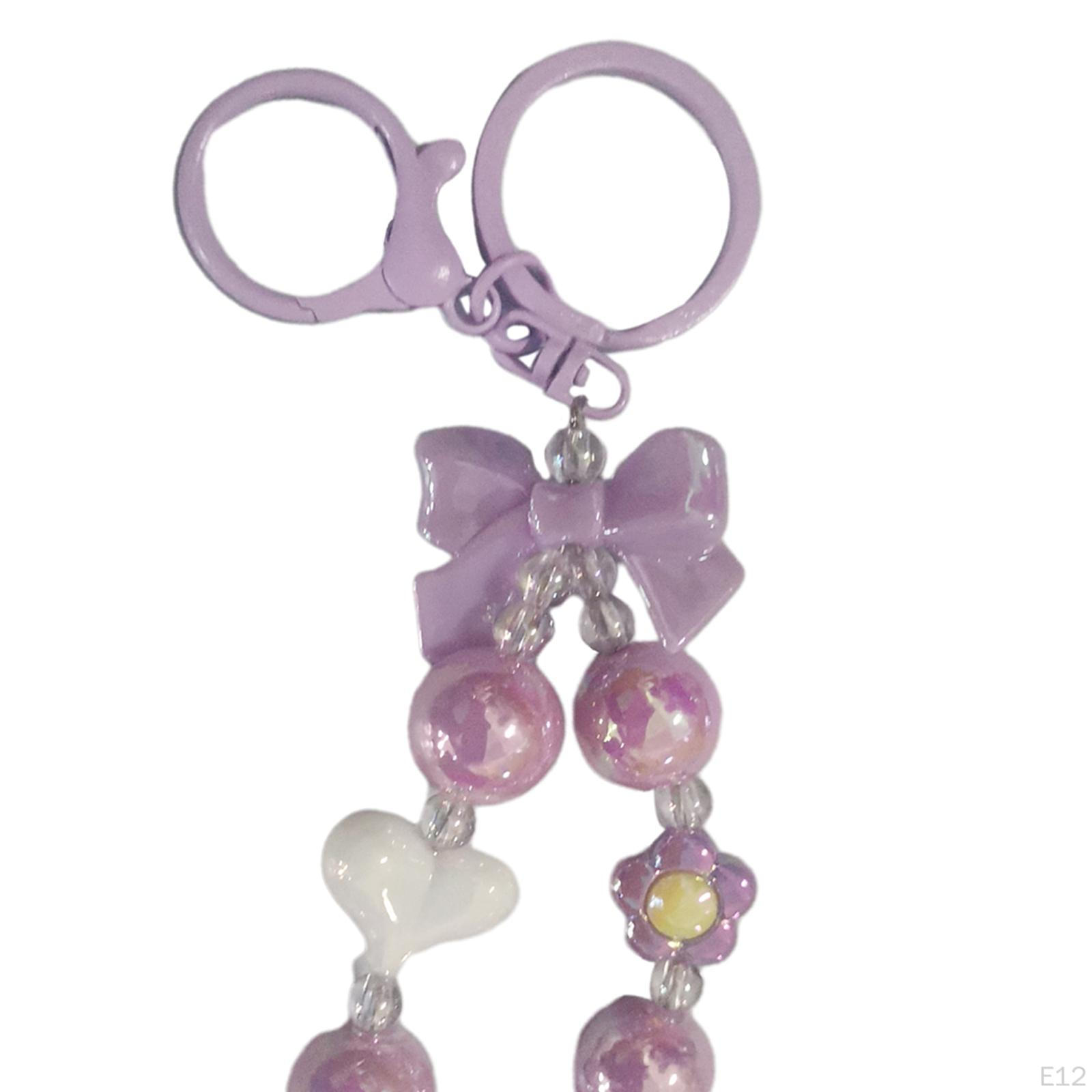 Браслет-ключ из бисера Автомобильная подвеска Кольца из бисера Карнавальные призы белый — фото 8