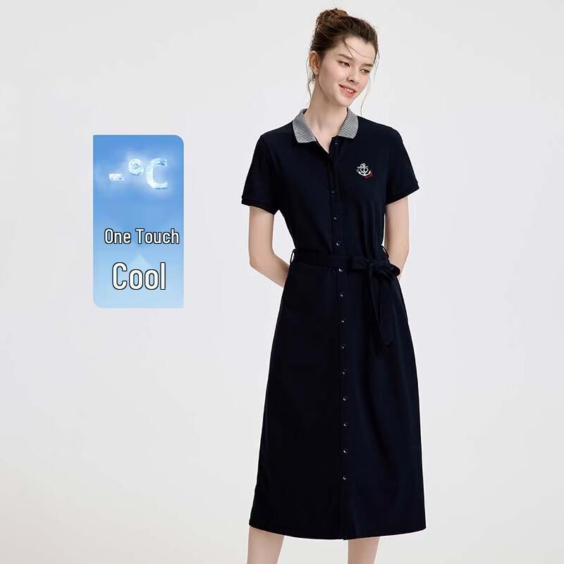 Navigare Women s Summer Elegant Polo Dress L