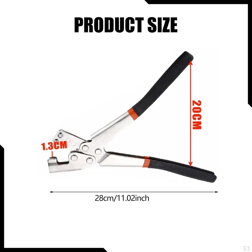 Handle Keel Fixed Punching Pliers Crimper Drywall Tools Profession Steel for Lock Framing