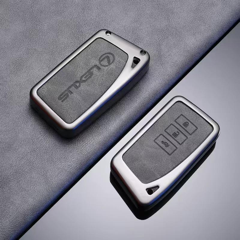 JBH4 Gun Color Car Remote Key Case Cover Shell Accessories For Lexus NX ES UX US RC LX GX IS RX 200 250h 350h LS 450h 260h 300h UX200