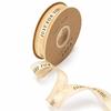 Decorative 1.1cm Chiffon Silk Ribbon "JUST FOR YOU" DIY Printed Ribbon Flexible Sheer Wrap Decor Ribbon Wedding Decoration