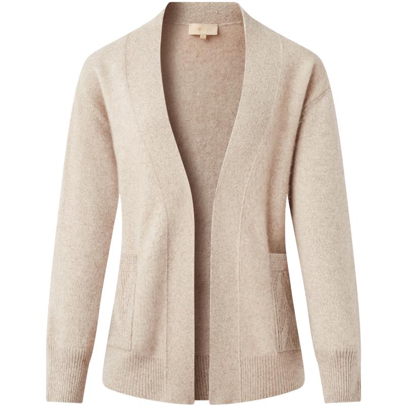 

Женский трикотажный кардиган средней длины с длинным рукавом от PORTS M