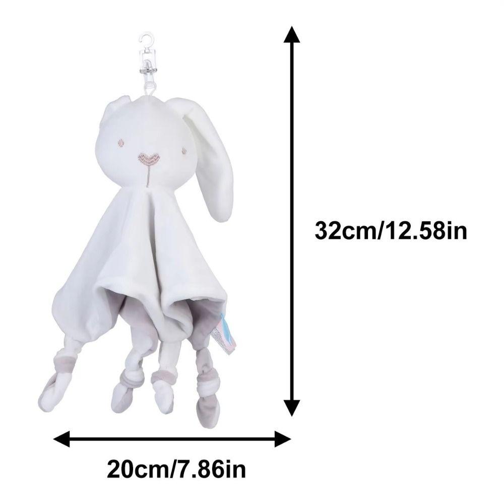 Comforting Blankie Rabbit Security Blanket Soft Infant Snuggler Soothing Towel Baby Towel