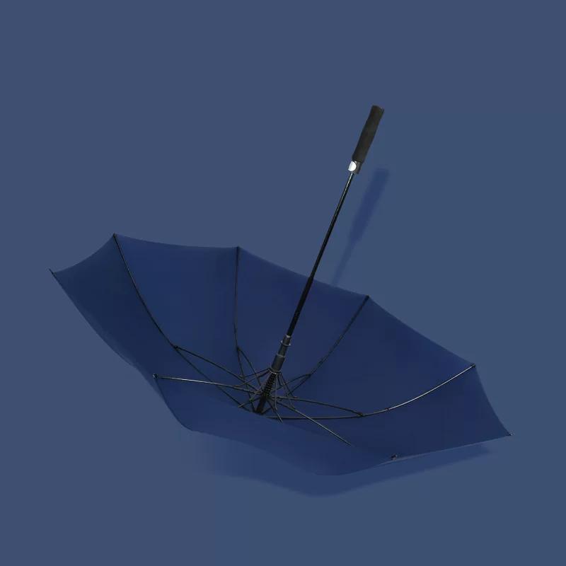 Golf Umbrella, Reinforced, Wind-Resistant, Enlarged, Thickened, Automatic, Portable, Black-Coated, Sunshade, Sun Protection, Dual-Use for Sun and