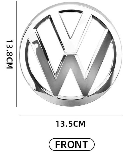 2026 Hot Valve Stems Caps For VW VOLKSWAGEN New Chrome Silver Or Black Car Front Radiator Grille Emblem For Volkswagen VW Golf 7 MK7 2014