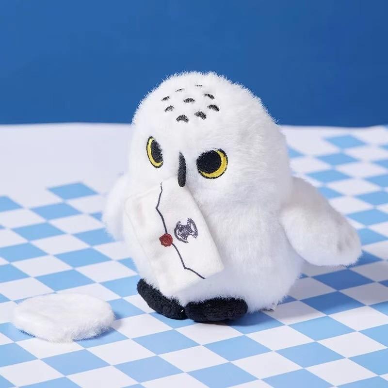 Harry Potter Hedwig Magnetic Plush Toy With Cute Owl Design For Refrigerator Decor