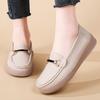 Women Moccasins Leather Shoes Driving Comfort Flats Casual Nurse Soft Minimalist Summer Breathable Shoes for Woman