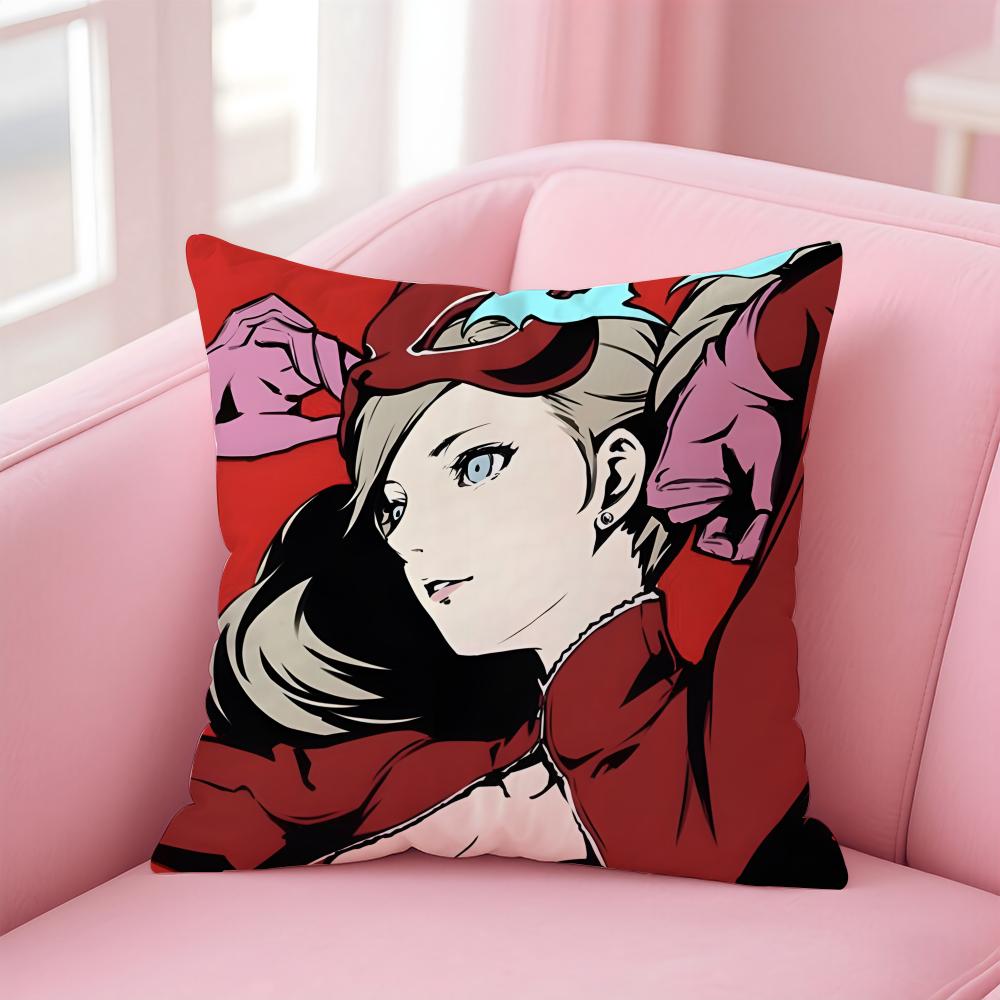popular game Revelations Persona Cushion Cover Comfortable Reversible Pillow Cover Ideal for Car Sofa Bedroom & Beyond
