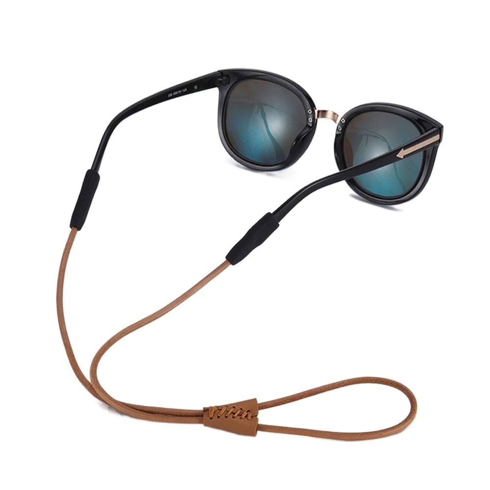 Lanyards Reading Glasses Chain PU Leather Eyewear Chain Sunglasses String Rope Eyeglasses Strap