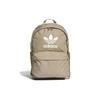 Trefoil Polyester Backpack Regular Unisex Olive Green (Unisex) Backpacks H35598