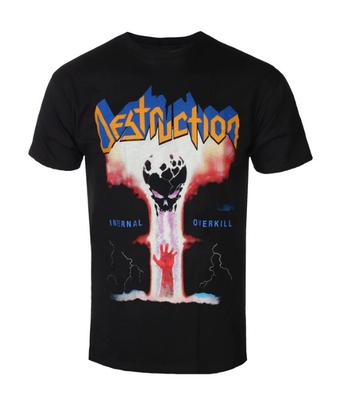 Męski t-shirt DESTRUCTION - INFERNAL OVERKILL - CZARNY - PLASTIC HEAD S-5XL