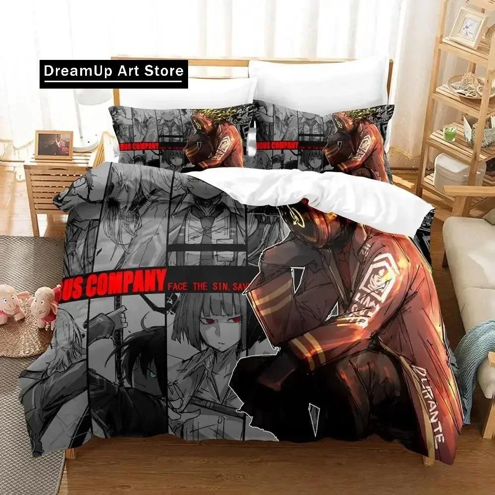 New Game Limbus Company Bedding Set Duvet Cover Comforter Bed Set Quilt Cover Pillowcase King Queen Twin Size Boys Girls Adult