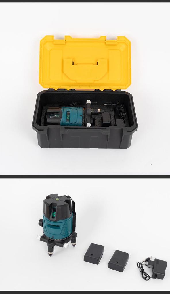 Green Light Red Infrared 5-Line Outdoor Laser Level with Fine Blue Light Marking