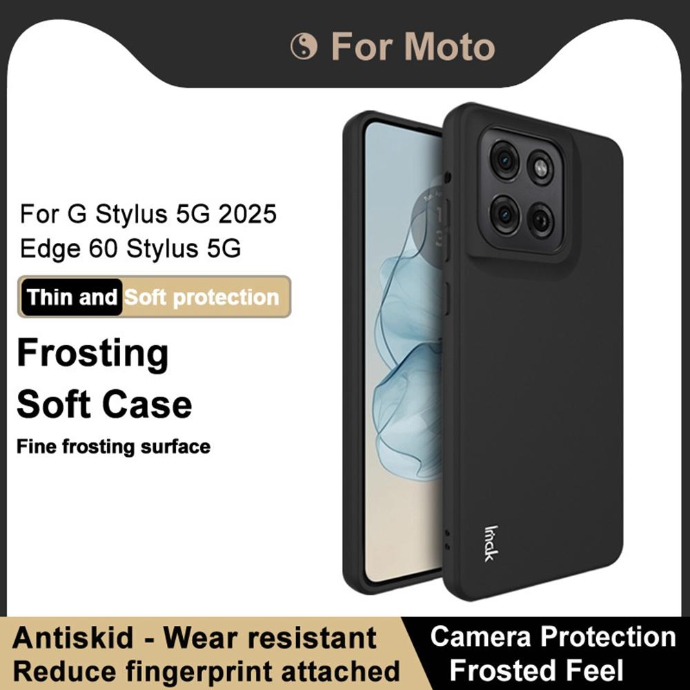

IMAK UC-3 Series for Motorola Moto G Stylus 5G (2025)/Edge 60 Stylus 5G Case Matte Anti Fingerprint Soft TPU Cover As Shown A