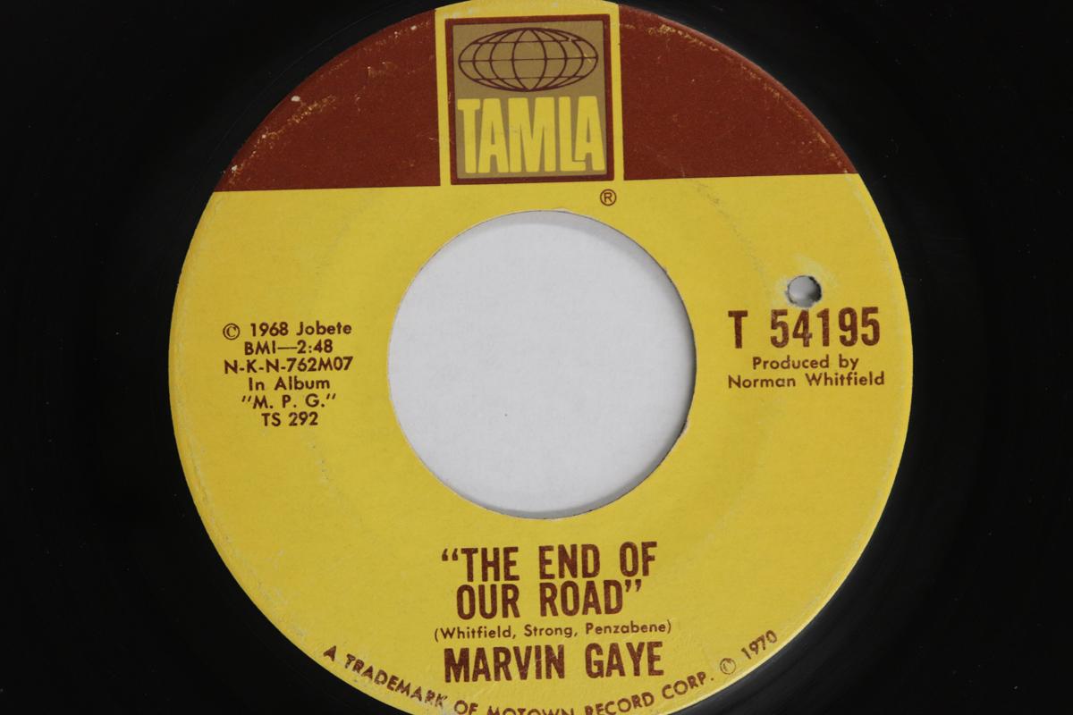 

7inch Record MARVIN GAYE - End Of Our Road / Me And My Lonely T54195 Tamla 1970 US Soul/Funk Used