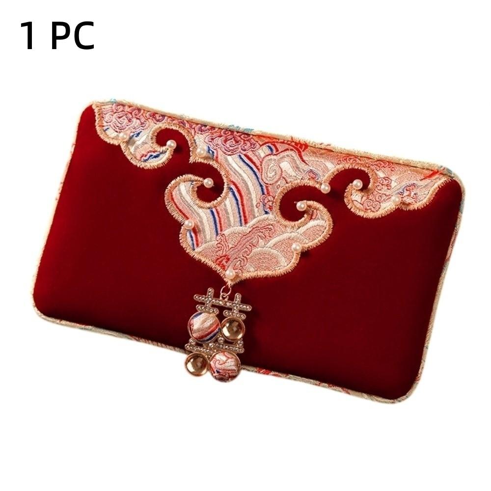 Chinese Style Wedding Money Pocket Large Capacity Red Packet New Year Red Envelope Spring Festival