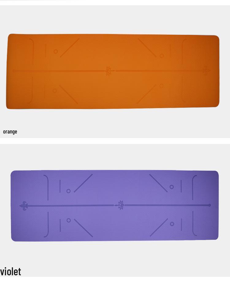 Yoga Mat with Soundproofing, Non-Slip Sports Floor Mat for Indoor Use, Includes Posture Guidance, Ideal for Jump Rope and Other Exercises