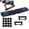 1 Set Multifunctional Thicken Push Up Board Fitness Muscle Home Gym Push Up 20 Holes Push Up Stand