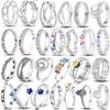 copper Rings Sparking Colorful Zirconium Ring Popular LOVE Wedding Rings Ideal For Women Engagement Jewellery Anniversary