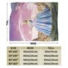 W-Wicked 2 Musical Movie Glinda Elphaba Flannel Blankets Autumn  Warm Soft Throw Blanket Funny Bedspread Sofa Bed Cover
