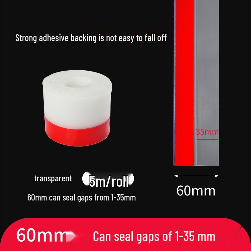 Windproof Waterproof Door & Window Gap Sealing Strip – Soundproof, Insulating Rubber Strip