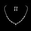 Elegant Bridal Necklace and Earring Set: Fashionable and Versatile Jewelry