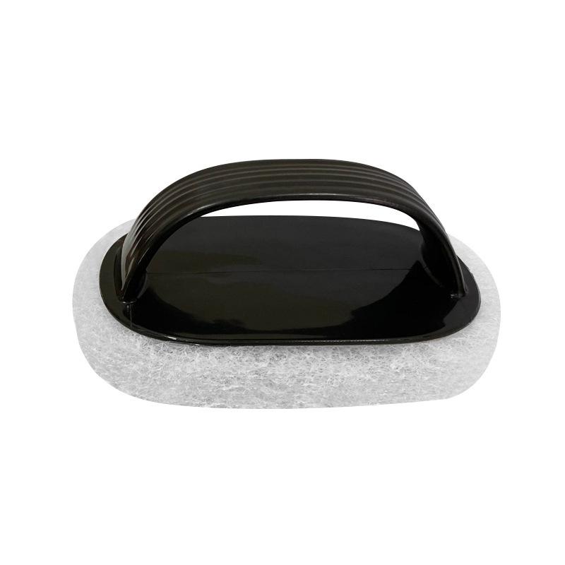 

Powerful Bathtub Brush with HandleBathroom Cleaning Brush Striped Magic Sponge Cleaner чорний