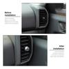 + For Bronco Sport Silver Air Conditioner Vent Outlet Button Ring Cover Trim