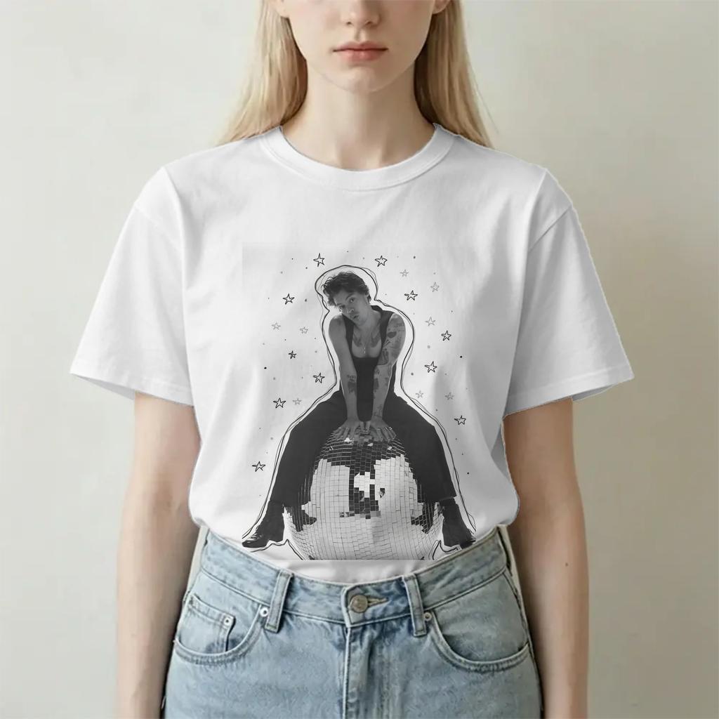 Unisex Unisex Kiss All The Time Album T-Shirt Harrys Musikstile Reine Baumwolle Kleidung Kreative Kurzarm Rundhals T-Shirts TShirt