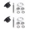 2Pcs Car Engine Hood Bonnet Lock Universal Anti Theft Lock 30Mm Hood Lock 53Mm Thread Rod
