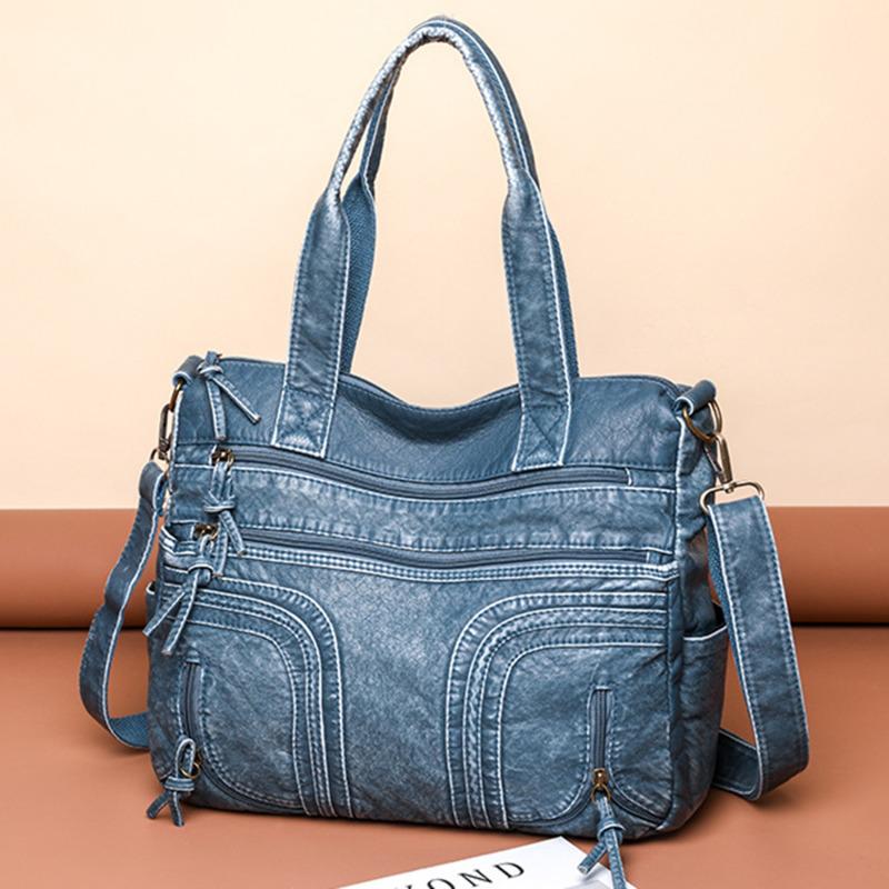 Exclusive Design Women's Bags Vintage Handbags for Women Retro Large Capacity Tote Bags Fashion Shoulder Messenger Crossbody Bag