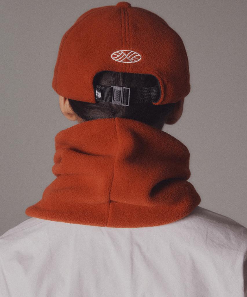 Minasu Hide Earmuffs Cap_Brick