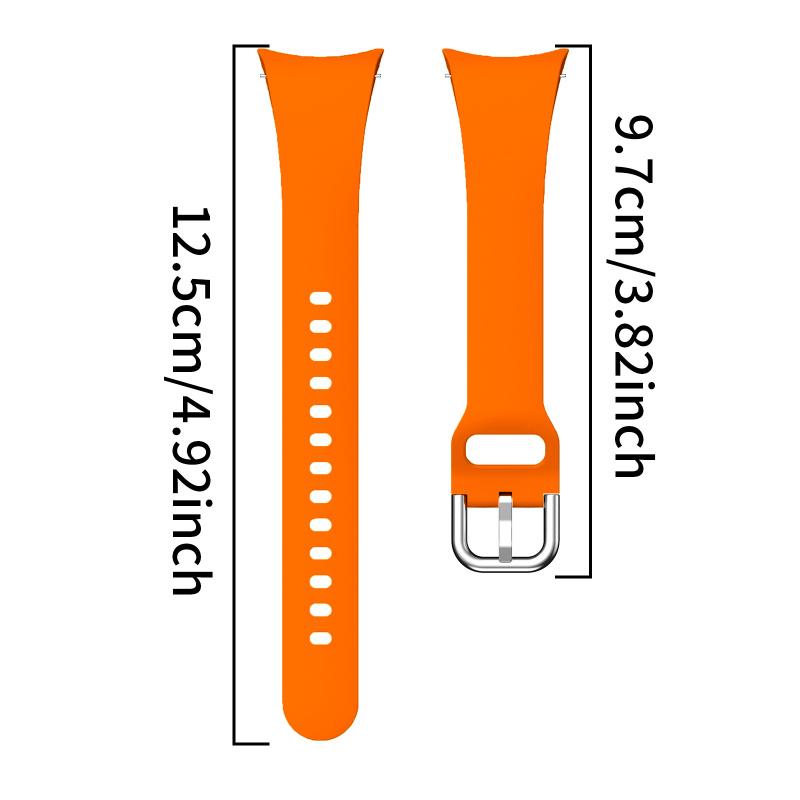 Silicone Strap for Samsung Galaxy Watch 7/6, Classic Minimalist, Breathable Non-Sweaty, Sports & Business, Multi-Color Band