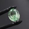 7 Carat   Bluish Green Loose Gemstone Natural Teal Sapphire Oval Cut