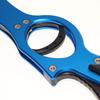 1091 Fish Lightweight Aluminum Fish Long Reach Gun Grip (Iregui) Grip, Grip, (Blue (Resin Trigger))