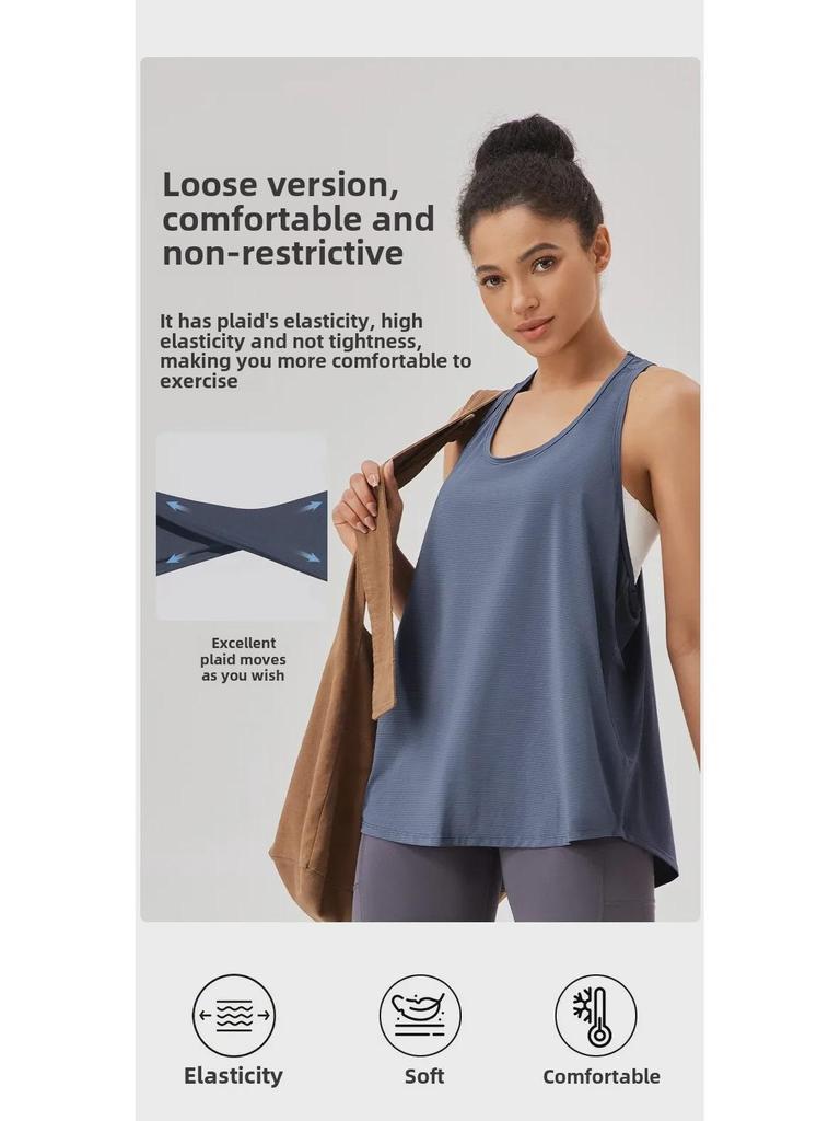 Women's Quick-Dry Summer Sports Camisole - Breathable, Sleeveless Yoga & Running Top