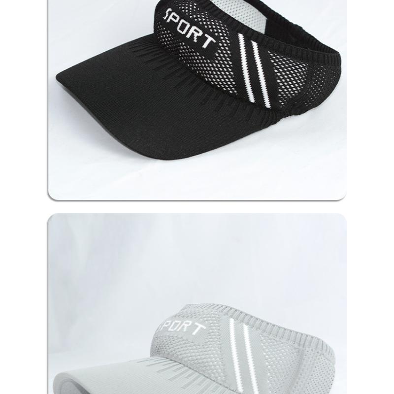 Outdoor Sport Sun Hat Caps Women Empty Top Hat Golf Tennis Hat Breathable Visor Baseball Cap Hiking Hat Cap For Women Men Summer