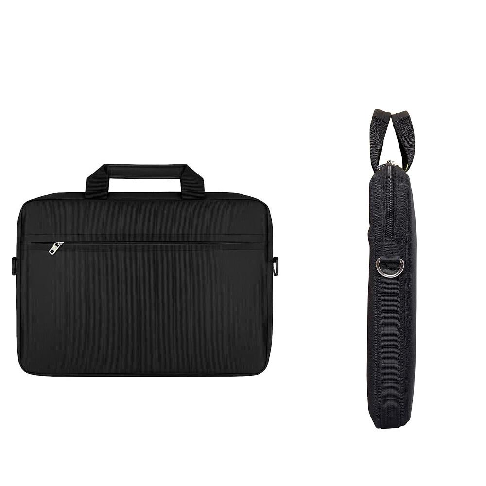 RSINC Laptop Sleeve Bag 16 inch, Waterproof Polyester, Black with Shoulder Strap B0FFMB9GMR