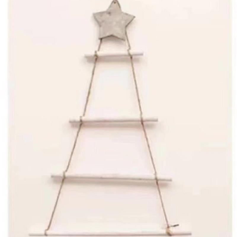 Get Into Xmas Spirit with 1/5/7 Tier DIY Wooden Wall Hanging, Decorations for Indoor Outdoor, Window Door Home Decor.