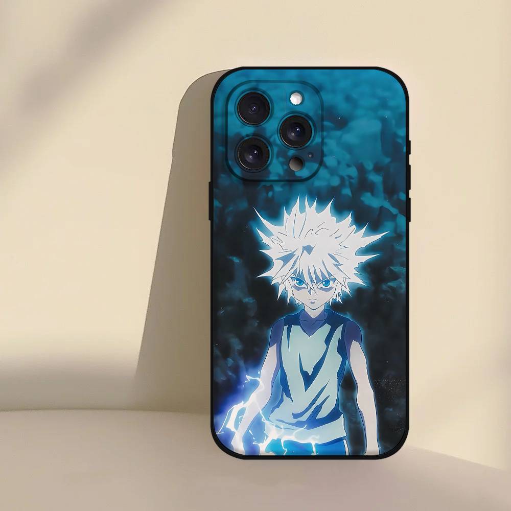 Hunter Killua tok iPhone 17/16/15/13/14 Pro Max/ 11Plus/X/Xr/Xs Max/12mini készülékhez