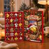 2D Flat -Day Holiday Advent, Countdown Calendar Surprise Gift for Kids and Adults