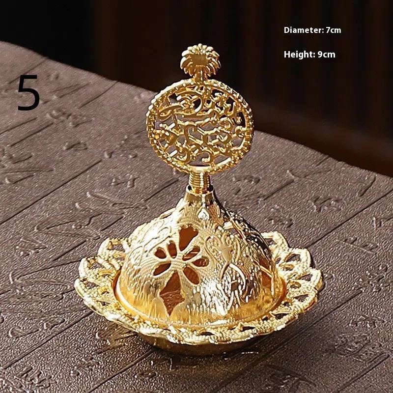 Alloy Aroma And Incense Burner Decorative Censer Home Decoration Mini Living Room Aromatherapy Ornament
