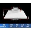 Air Conditioner Exhaust Hose Pipe Adapter Plastic Interface Connector Square To Round Air Duct Adapter 1PCS