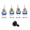MTS-102 Momentary Self-Reset Toggle Rocker Switch, 6MM Three-Pin, Two-Position