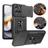 Funda For Motorola Signature Case Slide Camera Armor Cover For Moto Edge 50 60 70 Fusion Pro Magnetic Ring Holder Stand Coque