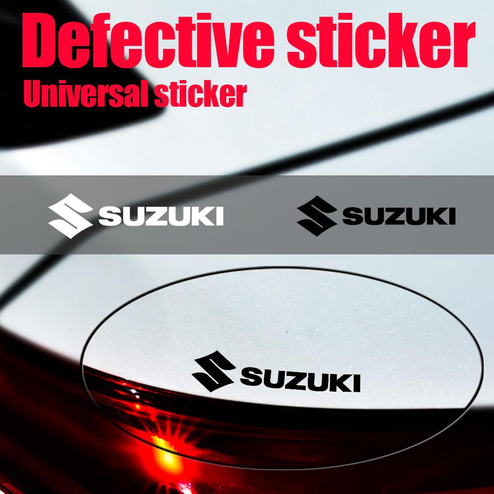 2PCS PVC Car Body Emblem Stickers Window Door Decor Decals For Suzuki Grand Vitara Swift Jimny Baleno SX4 Alto Auto Accessories