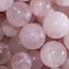 1pc Natural Pink Rose Quartz Magic Crystal Ball Sphere Reiki Healing Gemstone 40-45mm
