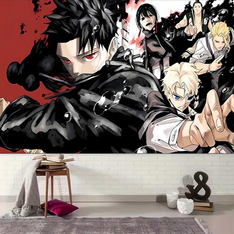 1pc Cool Anime K-Kagurabachi Tapestry, Living Room, Bedroom, Office, Party Decor, Ideal Festive Gift