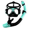 Large Frame HD Anti-Fog Snorkel Set for Adults - Waterproof Diving Mask & Two-Piece Snorkeling Gear