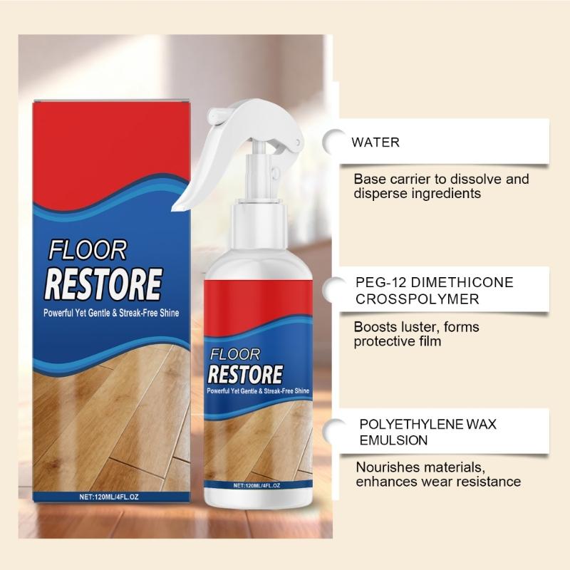 MultiSurface Wood Floor Cleaner Removes Dirt Leaves Freshing Plant Scent Floor Cleaning Polishing Restorer Gentle Liquid